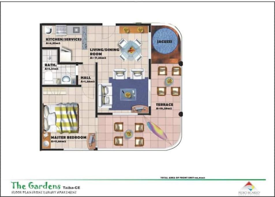 Apartamento A Beira-Mar. Beachfront Apartment Sao Goncalo do Amarante  Ngoại thất bức ảnh